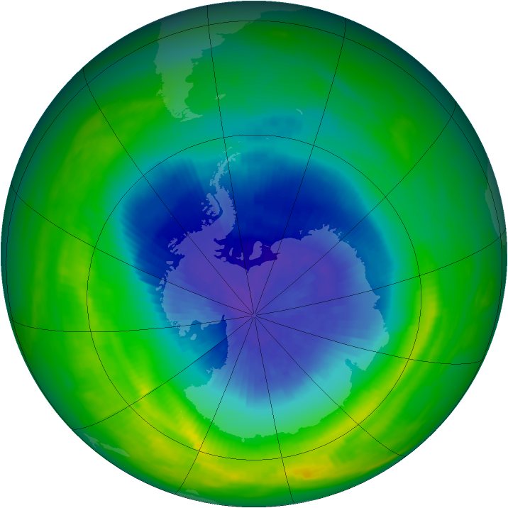 Ozone Map 1984-10-10